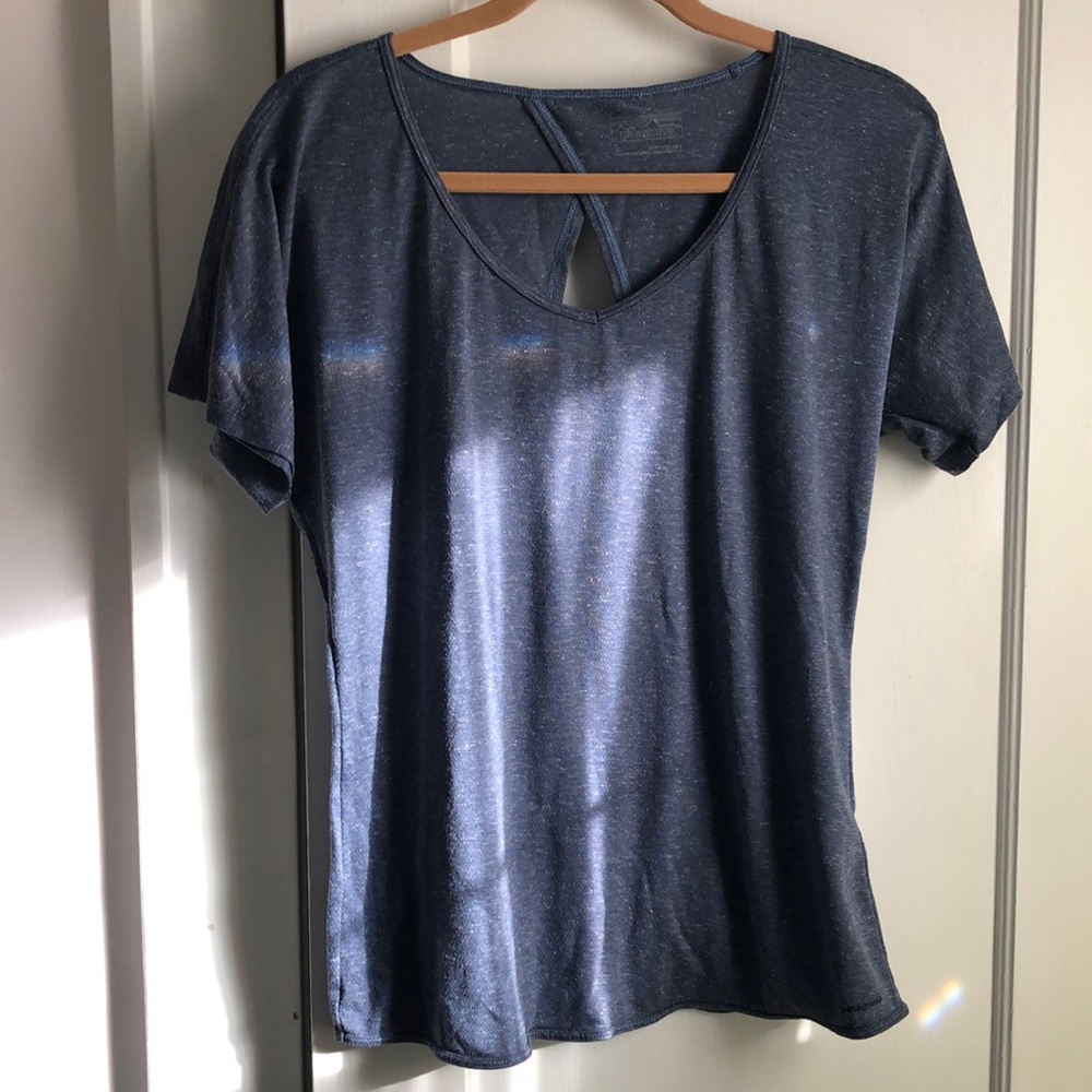 Patagonia Women’s L Dolomite Blue S/S Mindflow Shirt